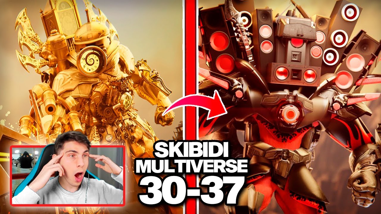 SKIBIDI TOILET MULTIVERSE CAPITULO 30-37 | REACCION THEKALO