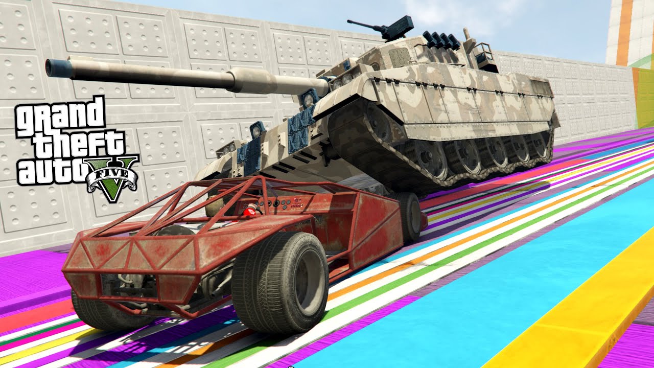 BUGGY RAMP ROZWALI NAWET CZOŁG w GTA 5 Online Hogaty i EKIPA 