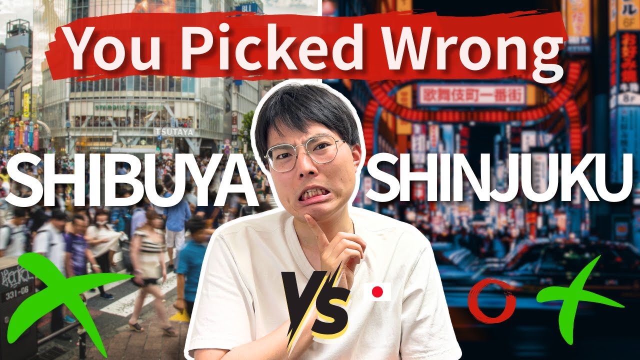 Не можешь выбрать между Shinjuku и Shibuya? Посмотри это видео!