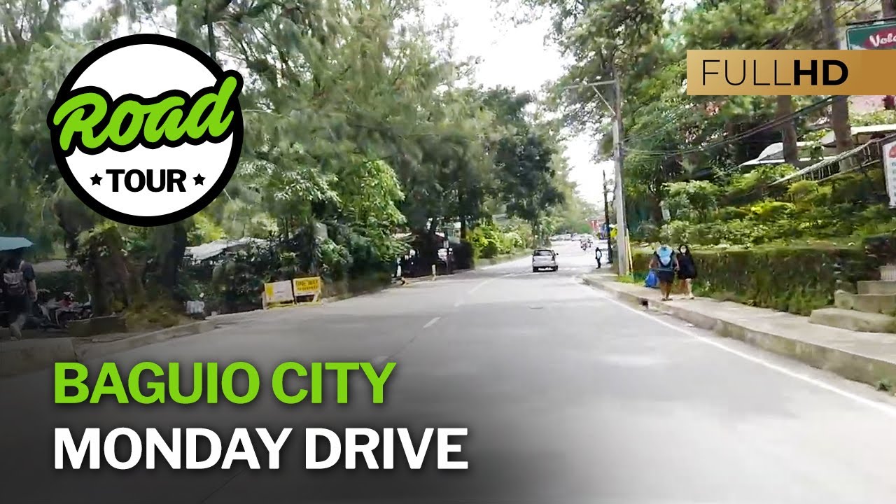 Park Road to Outlook Drive in Baguio City, Monday Drive - Full Road Trip