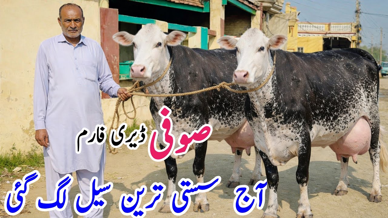 suffi Dairy farming Cows for sale in Punjab Pakistan |Cross Cows for sale | Bismillha best