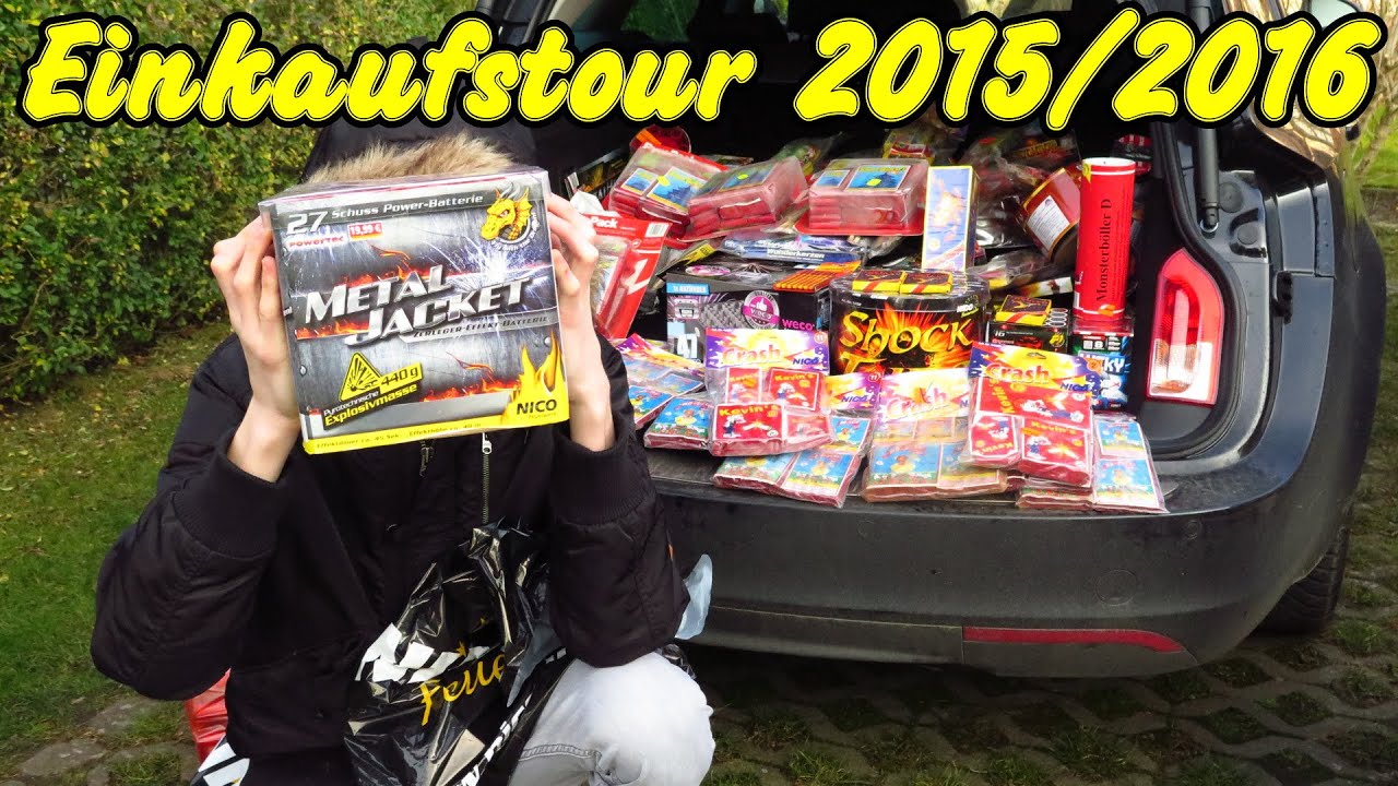 Silvester Feuerwerk-Einkaufstour 2015/2016 *HD*