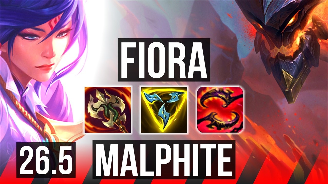FIORA vs MALPHITE (TOP) | KR Grandmaster | 26.5