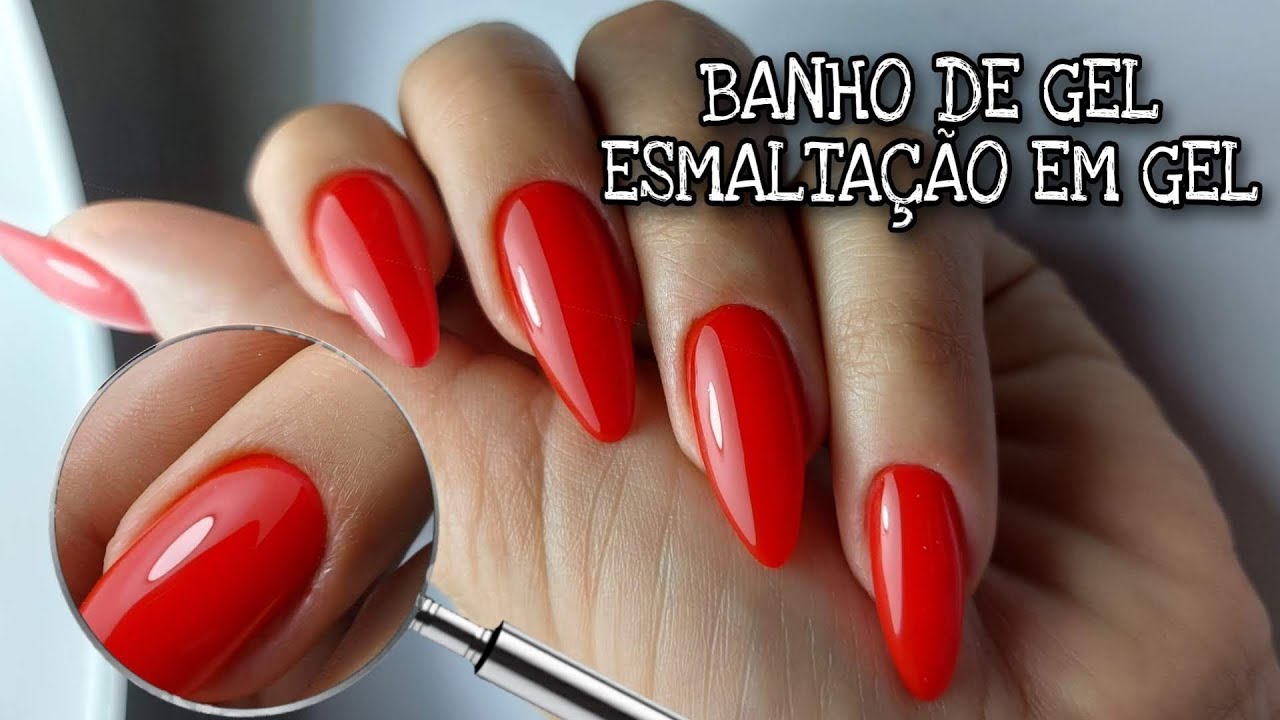 BANHO DE GEL ESMALTAÇÃO EM GEL - PASSO A PASSO