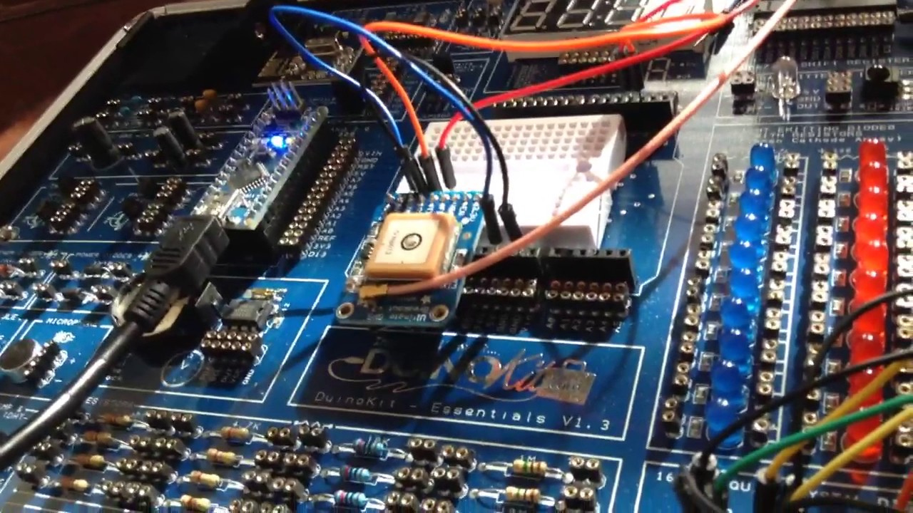 Adafruit low power gps first run