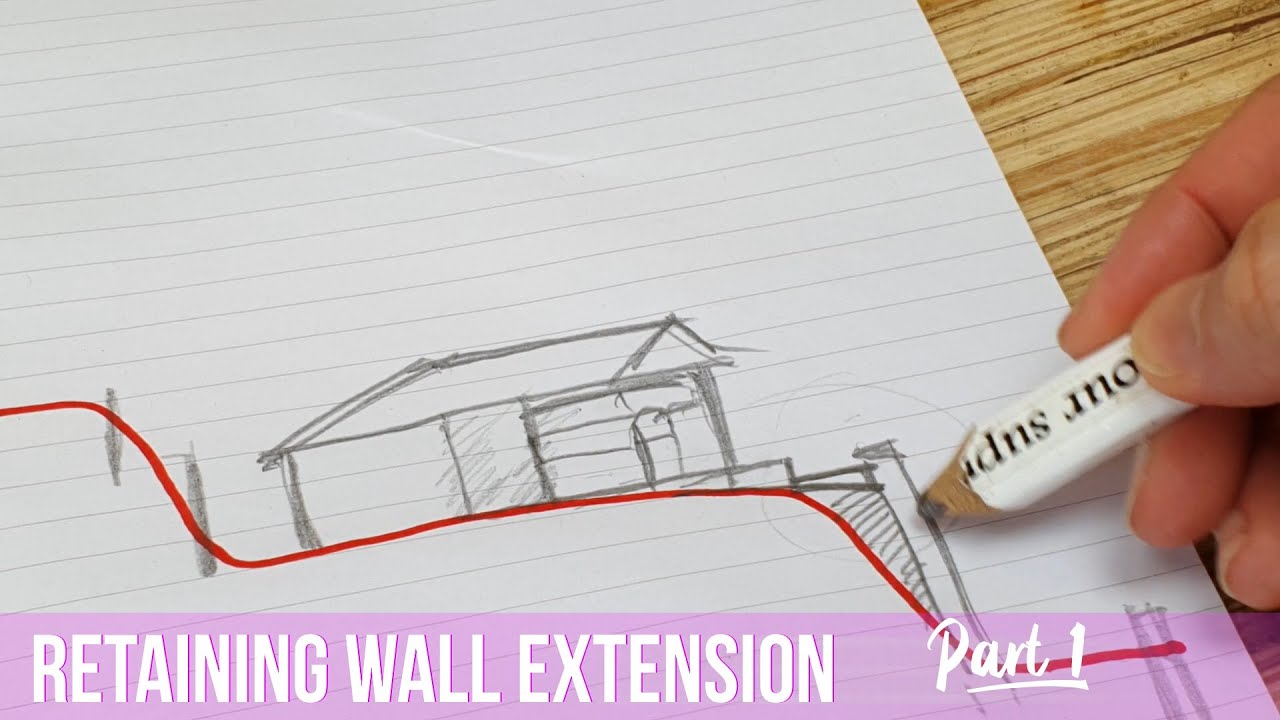 Back yard renovation: retaining wall extension - part 1
