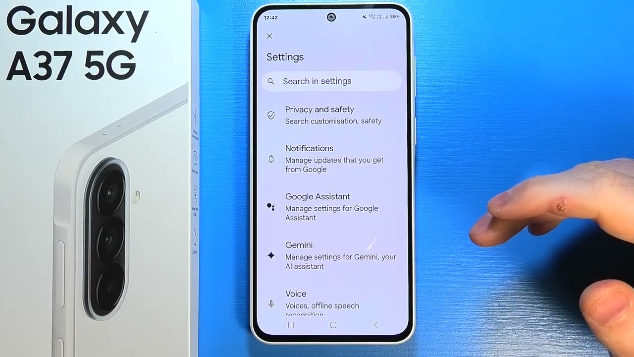 Samsung Galaxy A37 5G: How to Switch Between Google Assistant And Gemini