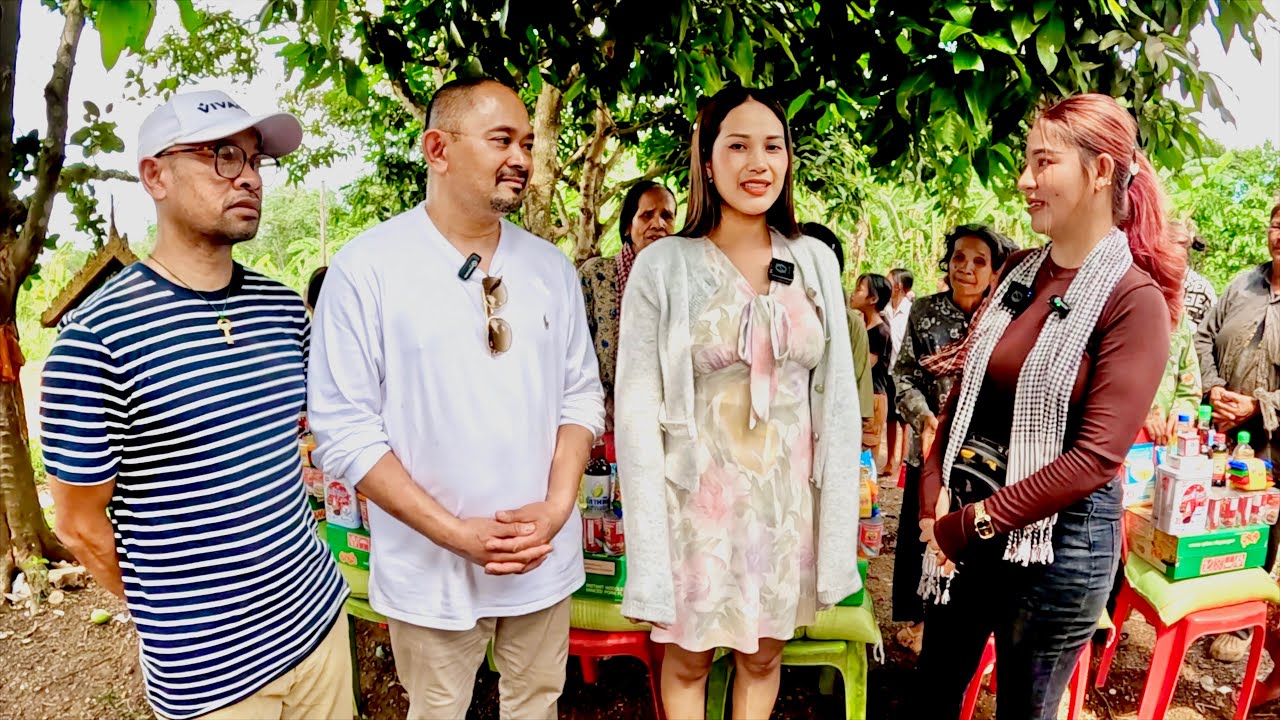 Join Charity Work With New Friends In Tbong-Khmum Province