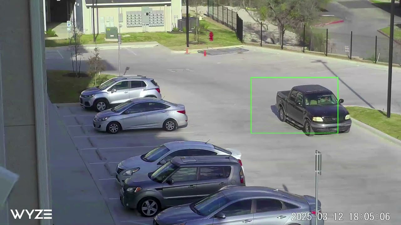Elderly Stalker Caught On Camera Driving Around Our Apartment Back Parking Lot