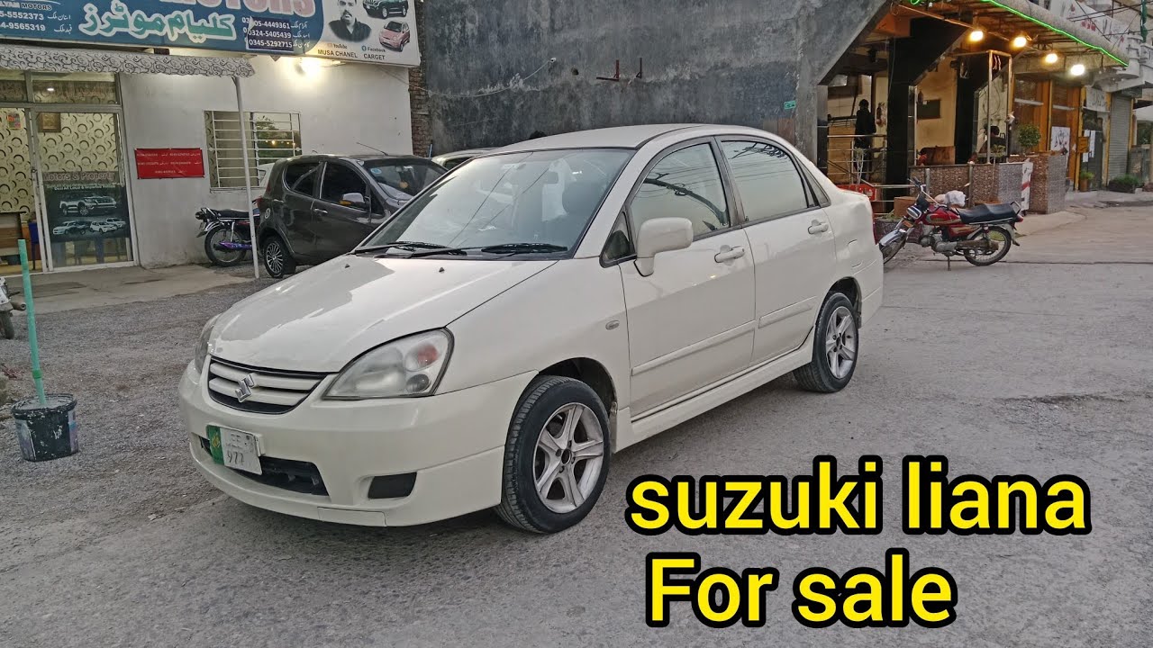 suzuki liana car price in pakistan ll car for sale 2007 model Musa channel