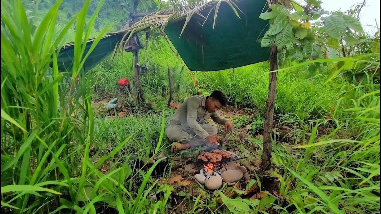 Primitive Shelter & Fire in the Wilderness