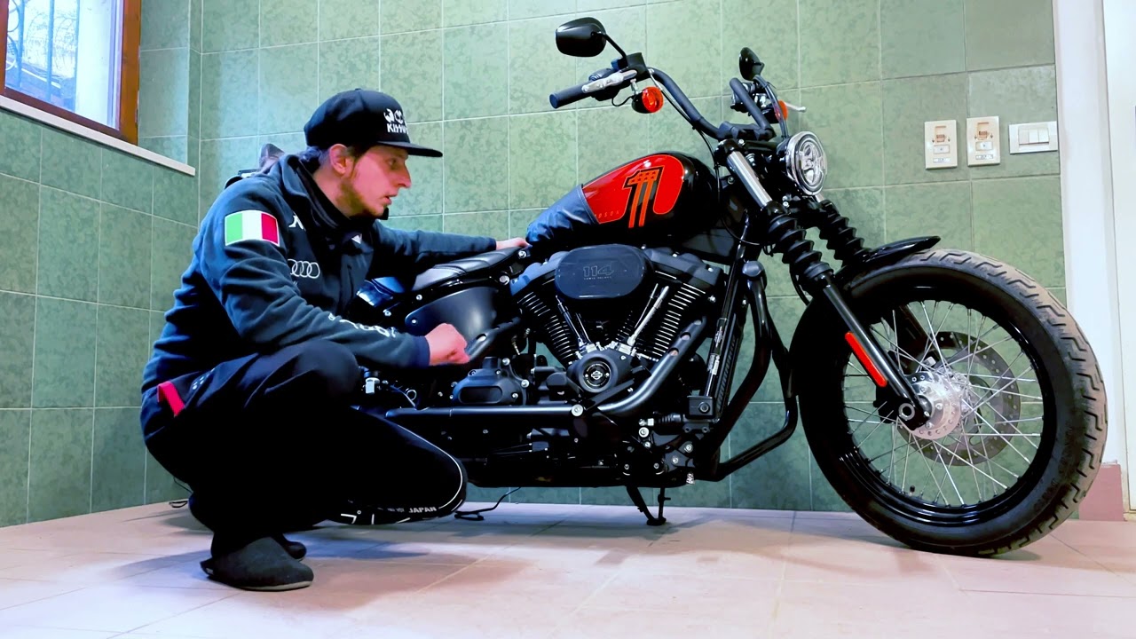 LE PRIME MODIFICHE ALLA MIA HARLEY DAVIDSON STREET BOB 114 (2021)