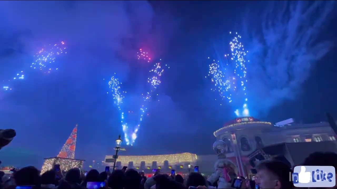 Prater Silvester  Feurwerk 2023 Wien