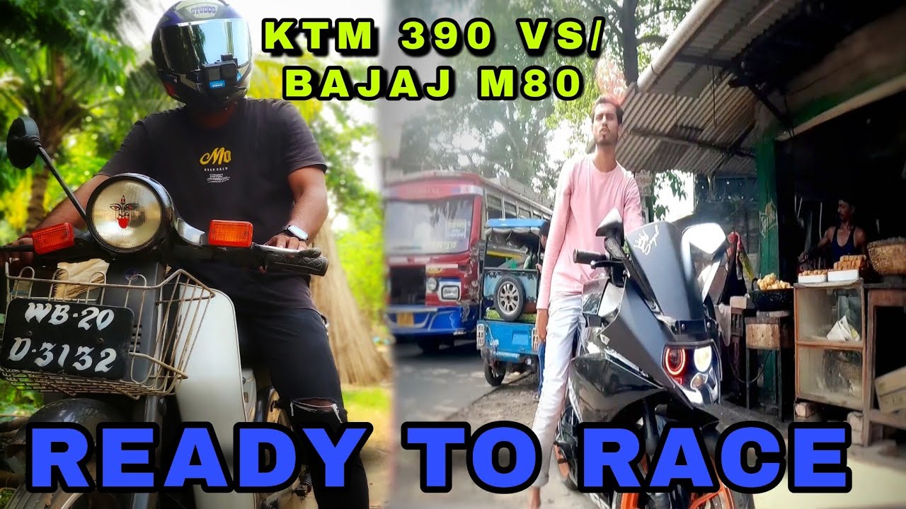 Go to ride with Bajaj m80/Ktm 390YoutuberMICHELINE TYER WITH TUBELESS 25YEAR WARANTY MONSTAR TYER 😱