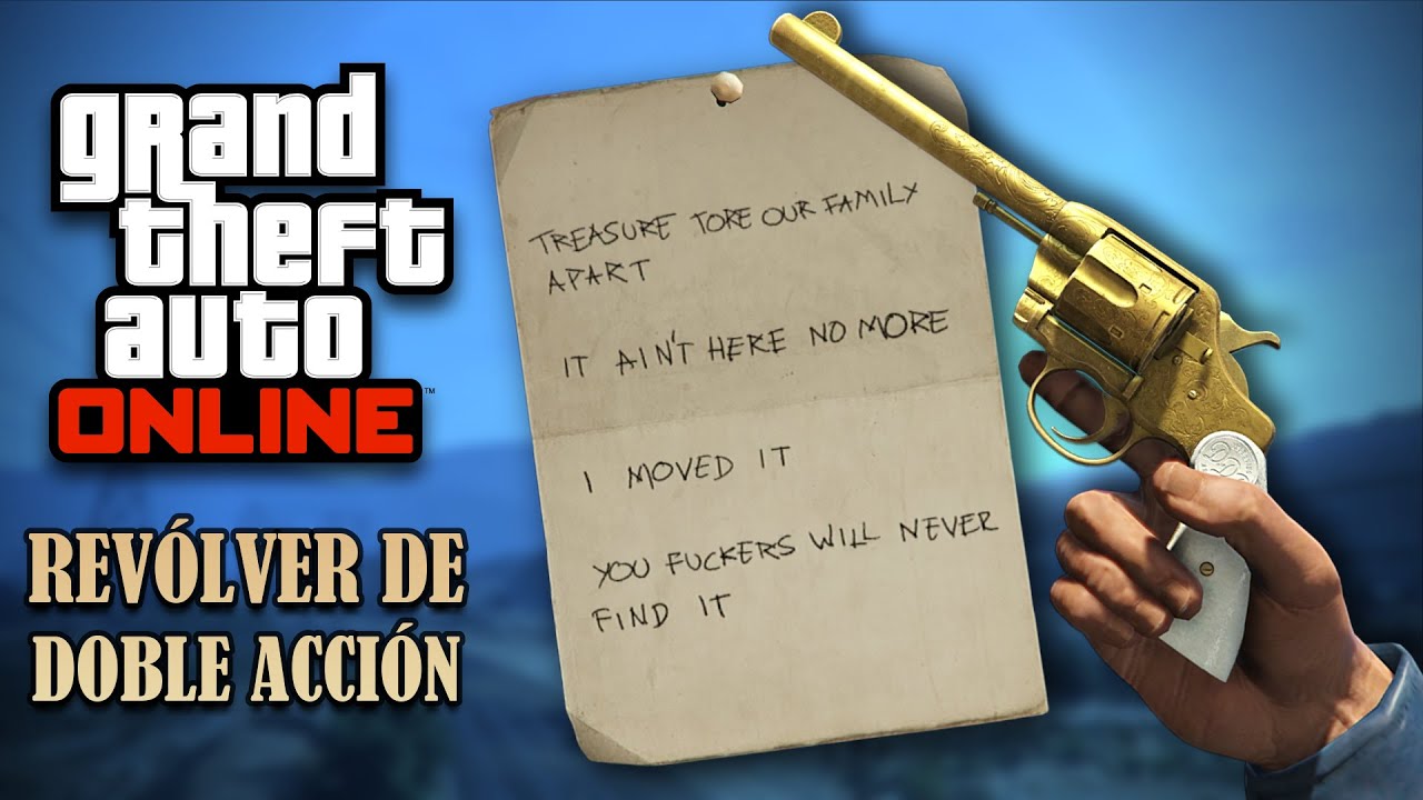 GTA Online: Cómo obtener el Revólver de Doble Acción - Búsqueda del tesoro [Todas las pistas]