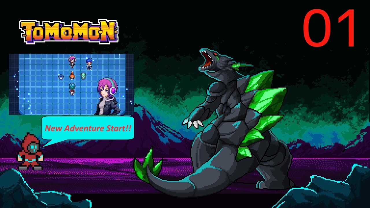 Choosing the starters, Starting Town, Road to Vialala Town | Part 1 | Tomomon (No Commentary)