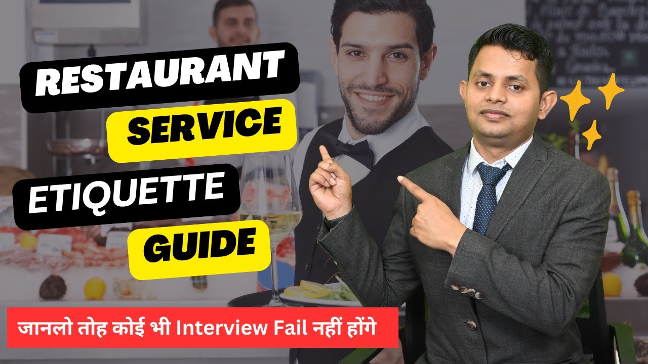 Restaurant Service Etiquette Guide | F&B Service Guide