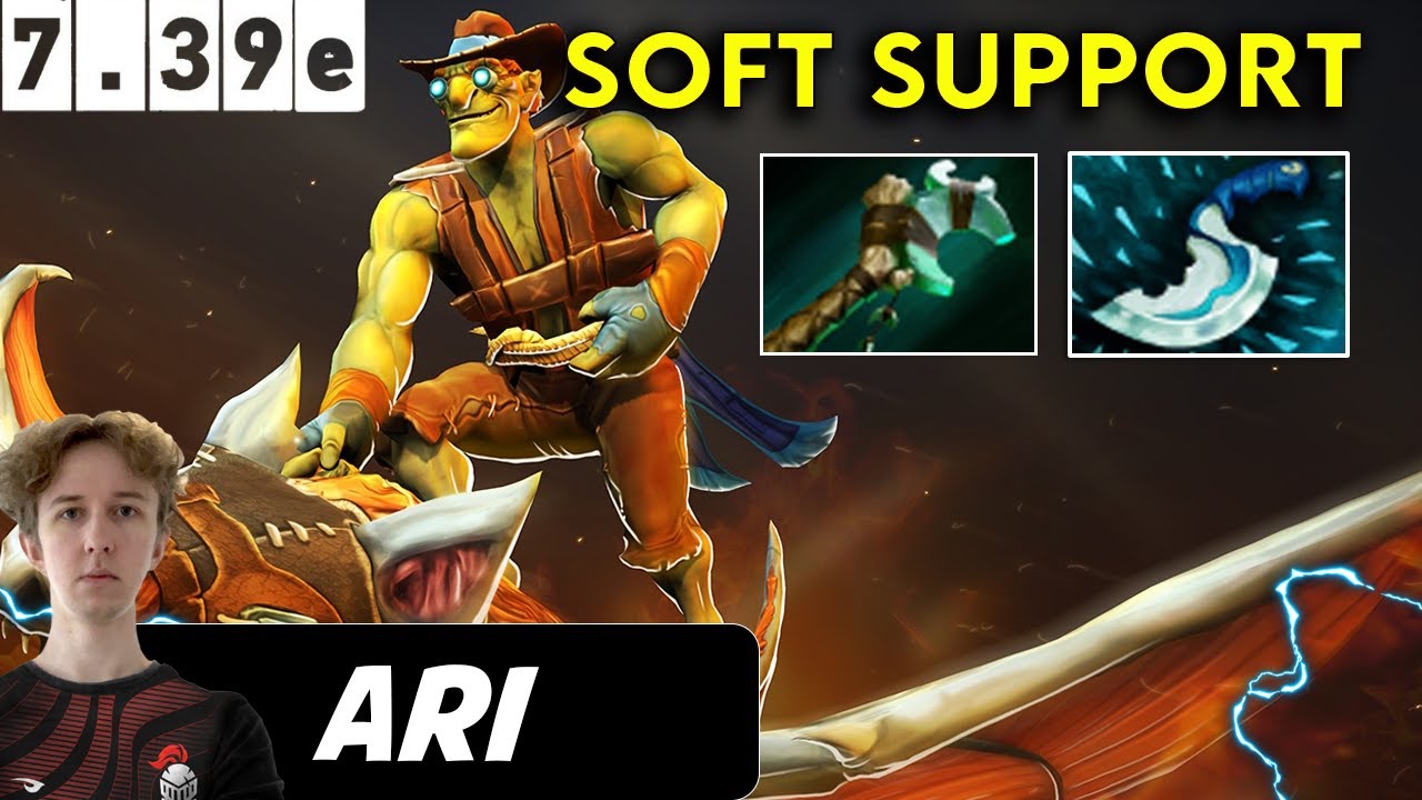 Ari Batrider Soft Support - Dota 2 Patch 7.39e Pro Player Full Gameplay
