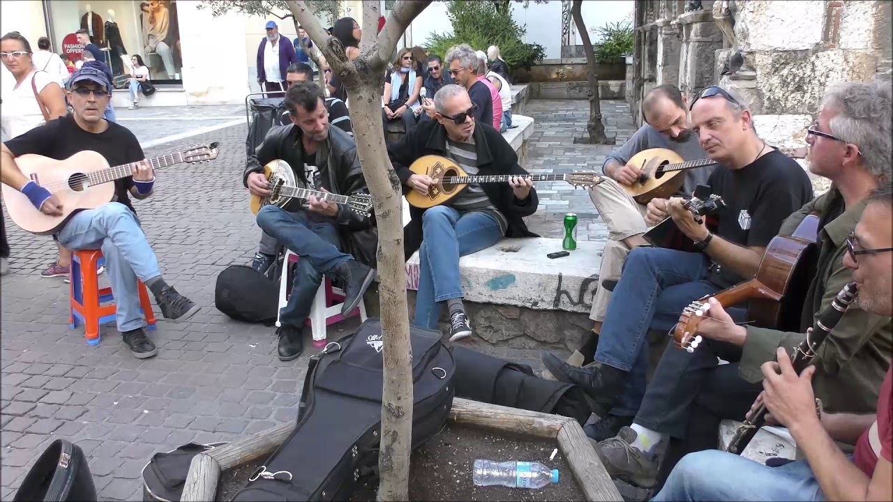 Μουσικοί του δρόμου - Αθήνα (Ερμού)  2/10/2018 (street musicians - Athens)