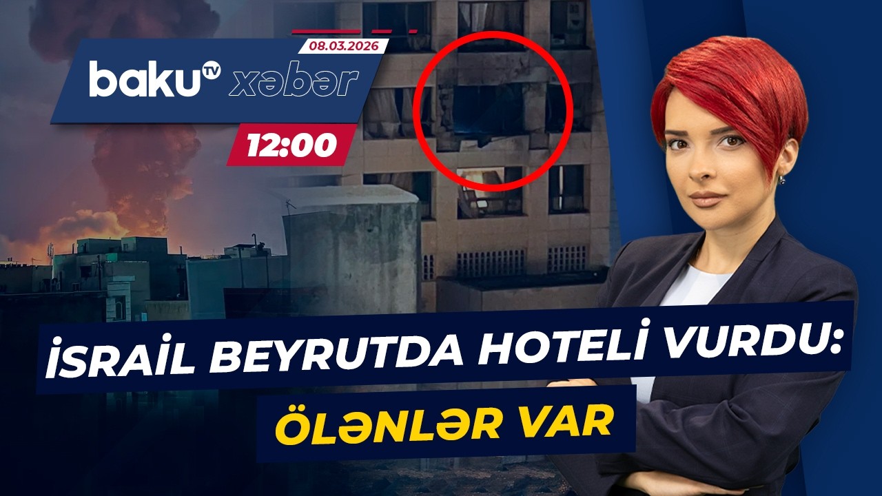 İsrail ordusu Beyruta hava hücumu etdi - Baku TV