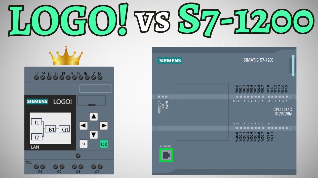PLC S7 - 1200 vs PLC LOGO! Cual es MEJOR para tu proyecto?