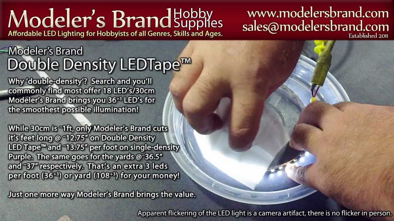 QuickTip: Diffusing Double-Density LEDTape.