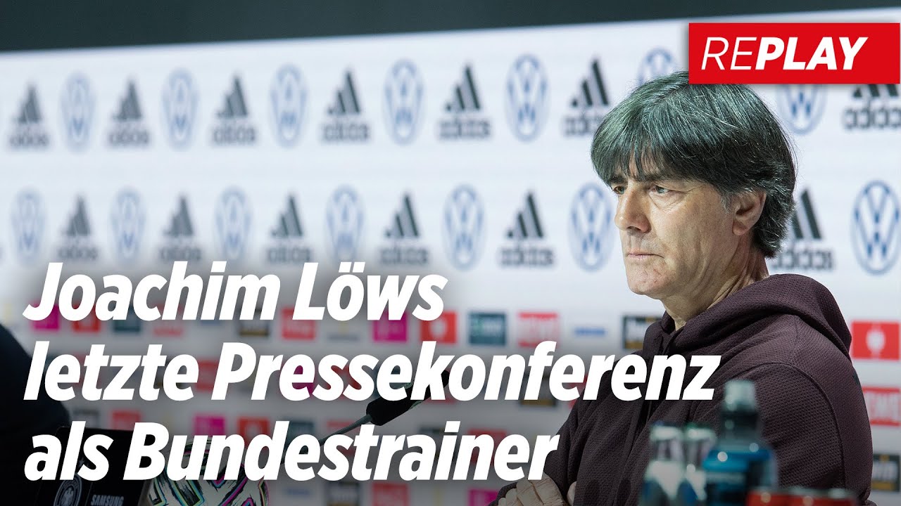 Die letzte Löw-Pressekonferenz als Bundestrainer