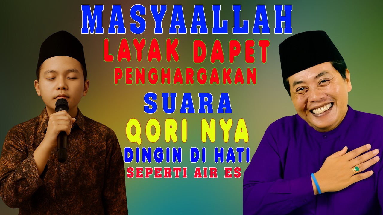 masyaalah suara qori anak ini membuat dingin di hati dan merasa nyaman di pengajian kh.anwar zahid