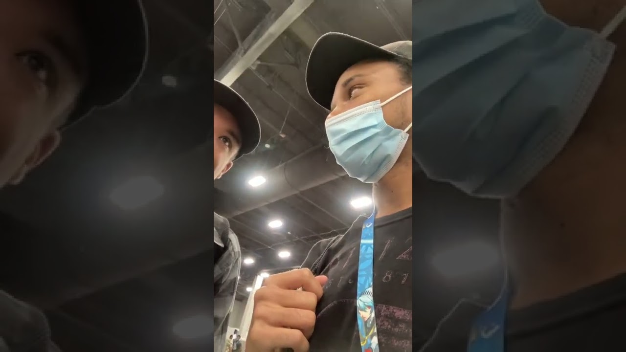 Talking with AF0xyGrandpa at EVO about how to get better!