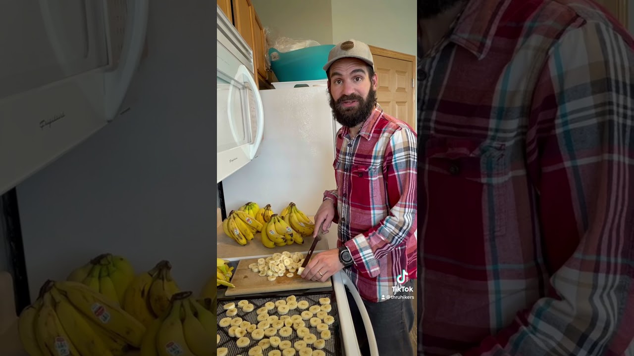 Dehydrating bananas for backpacking
