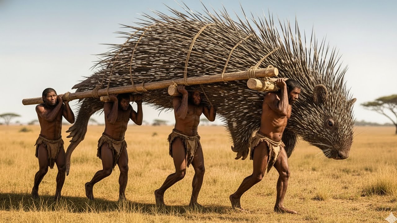 Life Million Years Ago | Did Prehistoric Humans REALLY Battle Porcupines for Survival?