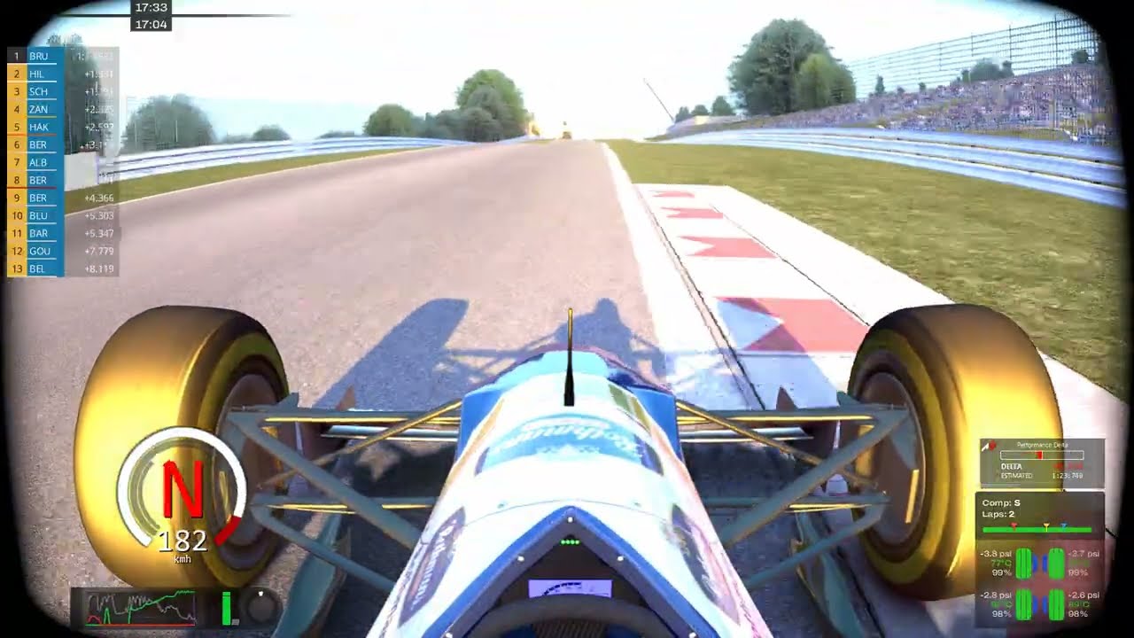 F1 1994 Classic Onboard: Senna On The Charge At The 1994 Imola Grand Prix | Assetto Corsa