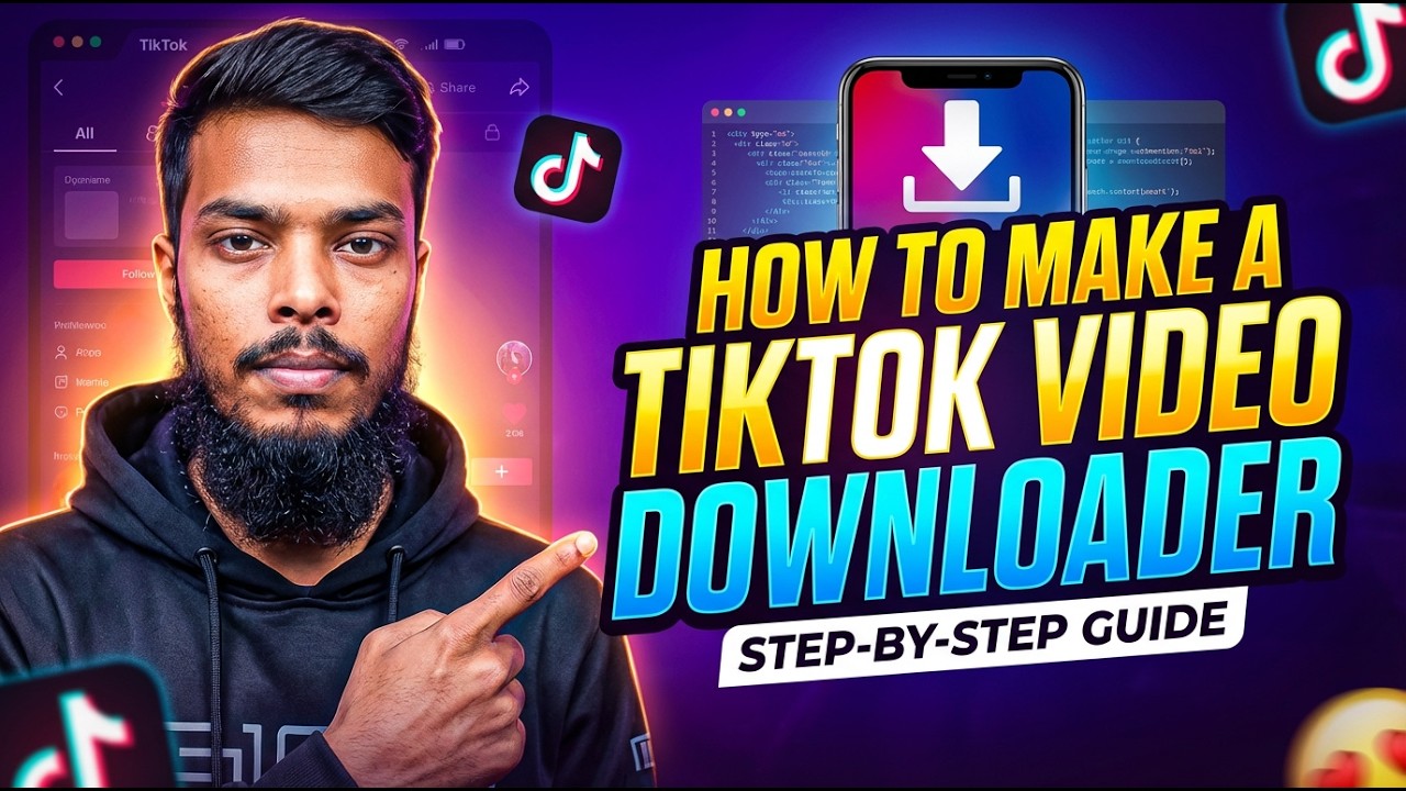 Create Your own Tiktok Video downloader Tool and earn Money 