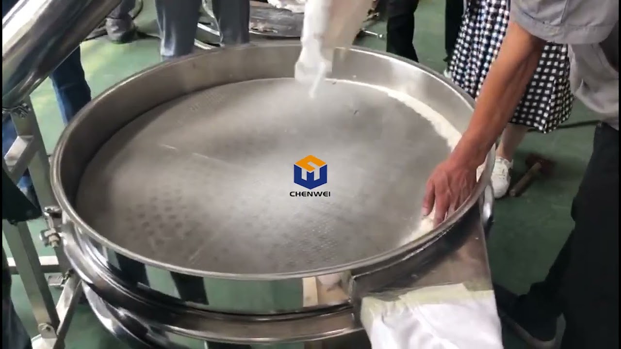 Round vibrating sifter machine, rotary sifter, vibrating screen