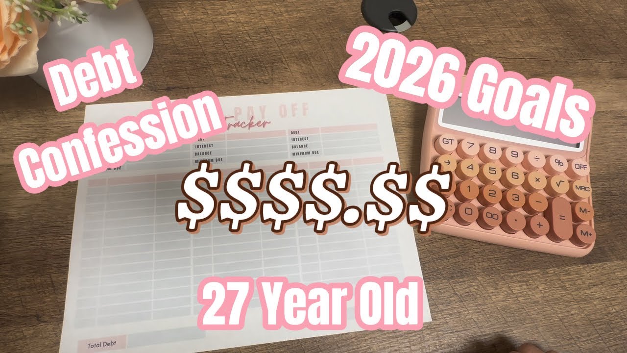 My Debt Confession as a 27 Year Old & 2026 Financial Goals