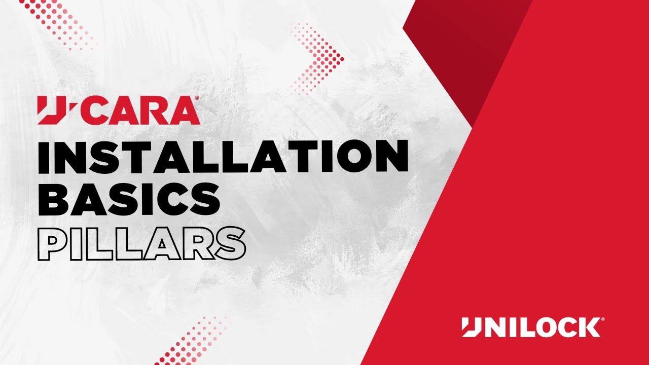 Expert Tips on How to Build Pillars with U-Cara®
