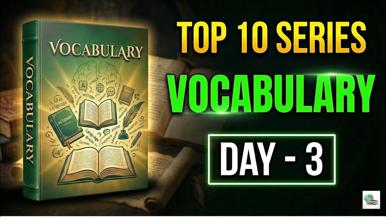 Daily Vocabulary Class || Top 10 Series || Day 3 Vocab #ssc 