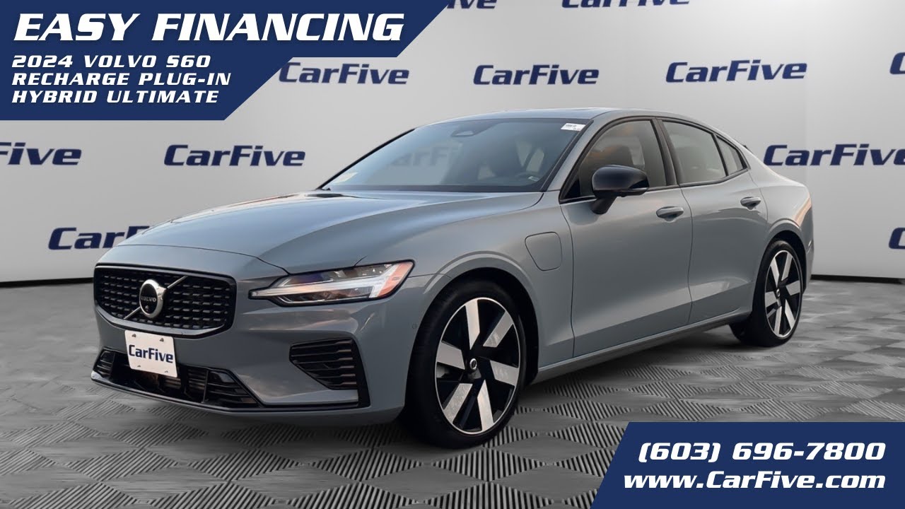 CARFIVE - The 2024 Volvo S60 Recharge Ultimate AWD Is the Future of Premium Driving.