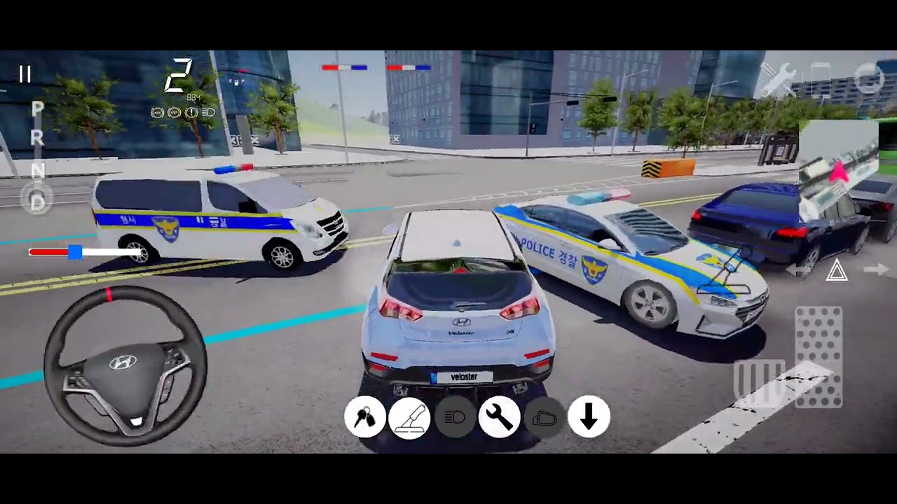 호야의 유투브 3D 운전게임 3D Driving Game 을 해보았습니다.