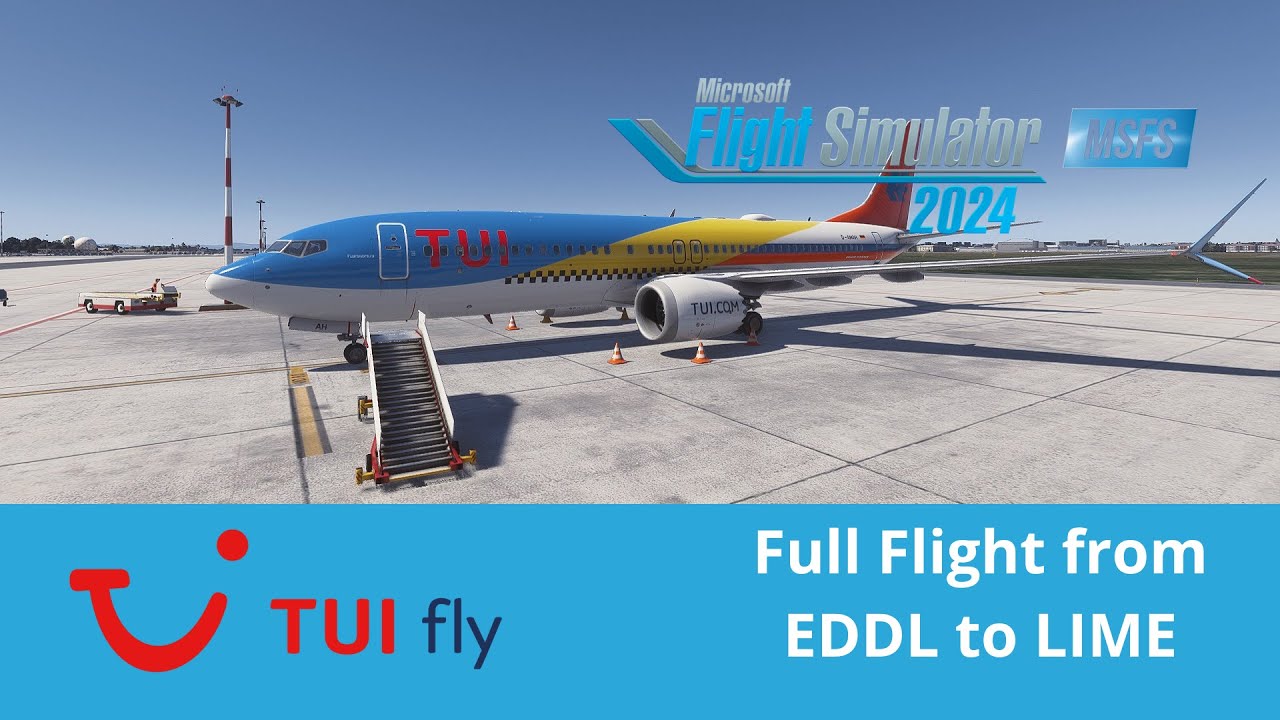 MSFS2024| Tui Jet OPS from Hamburg (EDDH) to Milano (LIML)| 737-MAX8