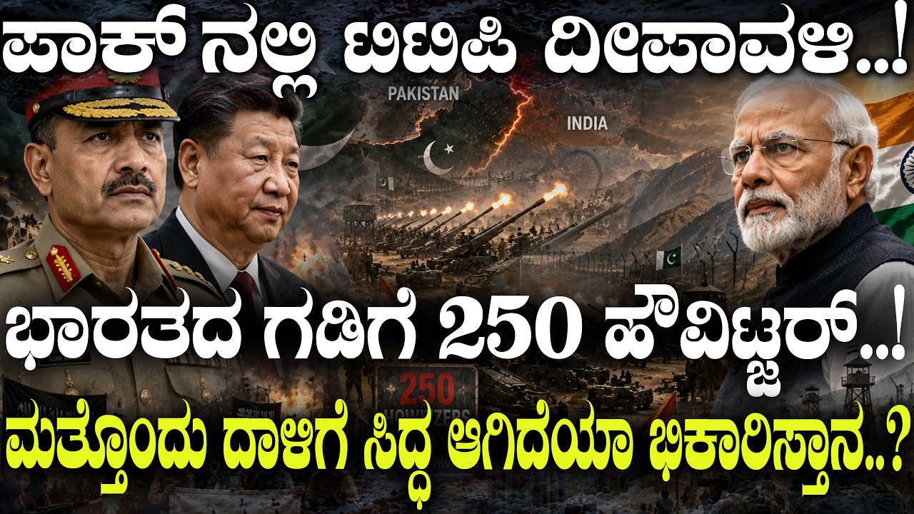 ಪಾಕ್ ನಲ್ಲಿ ಟಿಟಿಪಿ ದೀಪಾವಳಿ..! ಭಾರತದ ಗಡಿಗೆ 250 ಹೌವಿಟ್ಜರ್..! | China&rsquo;s SH-15 vs India&rsquo;s K9 Vajra |