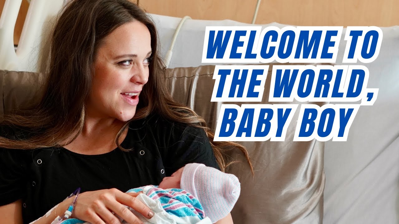 HE'S HERE! Meet Our Son + His Name Reveal