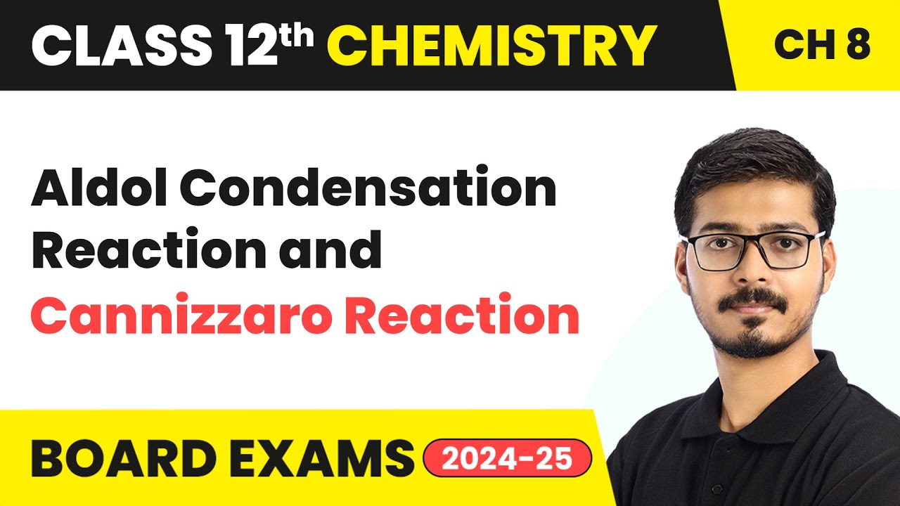Aldol Condensation Reaction and Cannizzaro Reaction | Class 12 Chemistry Chapter 8 | CBSE 2025-26