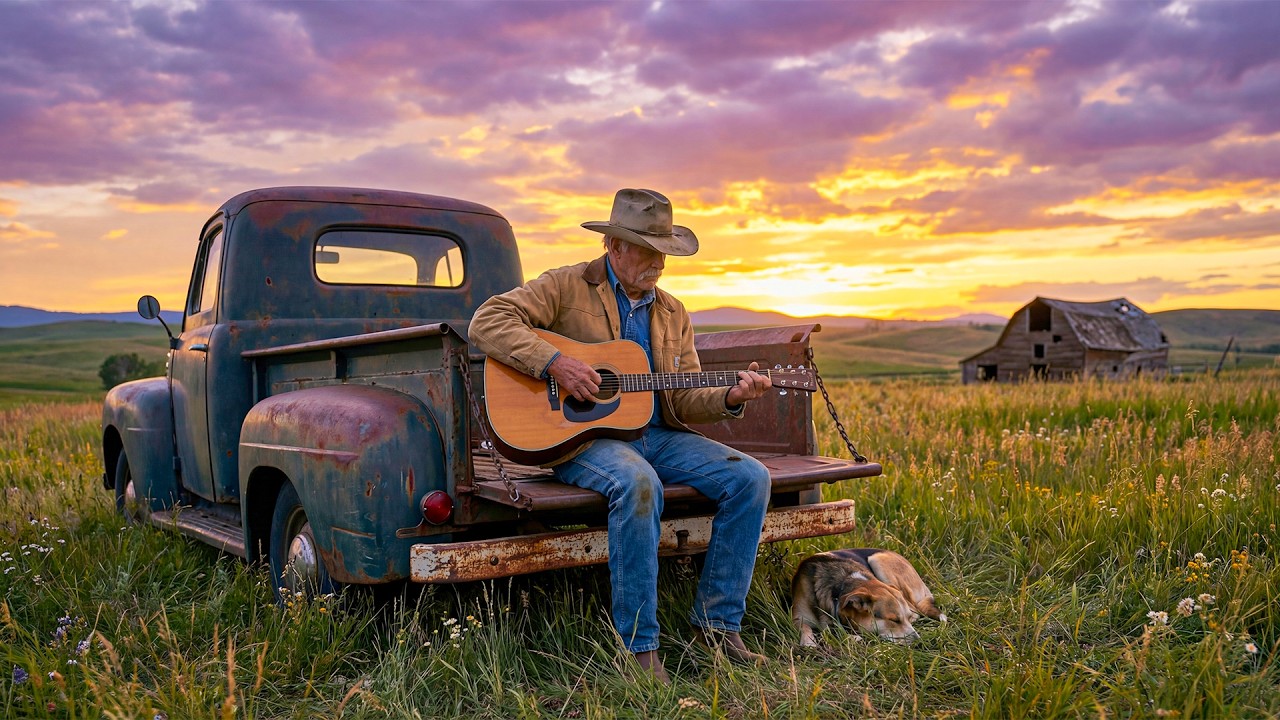 Old Country Delta Blues | Acoustic Slide Guitar for Relaxing & Soul Healing