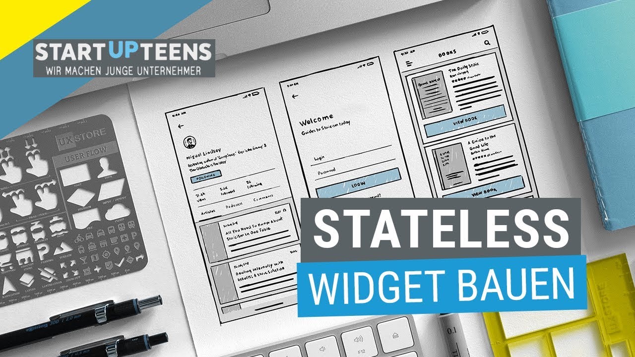 Stateless Widgets - Endlich übersichtlicher Code (Flutter Tutorial #8)