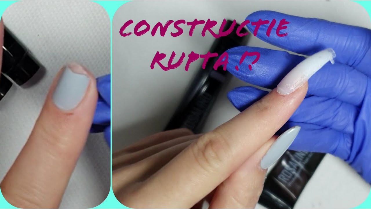 Constructie RUPTA ?!? 🤯 Unghii cu polygel si tips