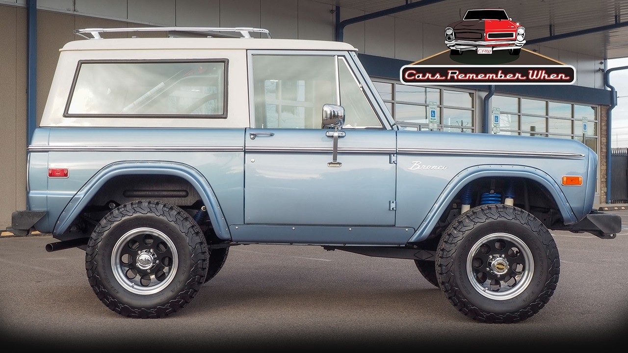 Restored Ford Bronco 302 V8 5-Speed Manual  1972 Classic Cars For Sale