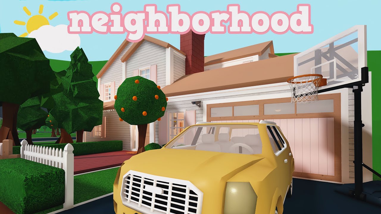 Семейный тур по району! *НОВЫЙ ДОМ🏡* Ролевая игра Roblox Bloxburg #ролеваяигра