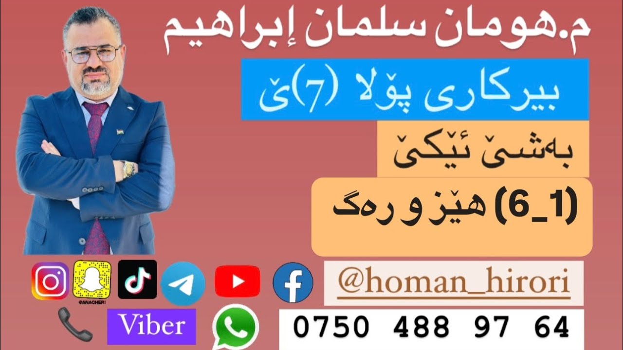 بیرکاری پۆلا (7) / (1_6) هێز و رەگ