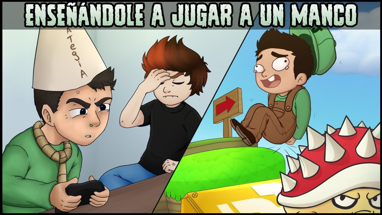 EL ERUCTO DE JORGE MAS EPICO DEL CANAL (Enseñandole a Jugar a un Manco) - Super Mario Maker
